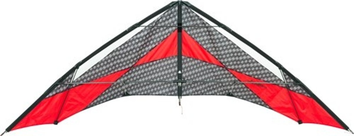Hq Kites Tweelijnsvlieger Arrow 220 Cm Grijs/rood