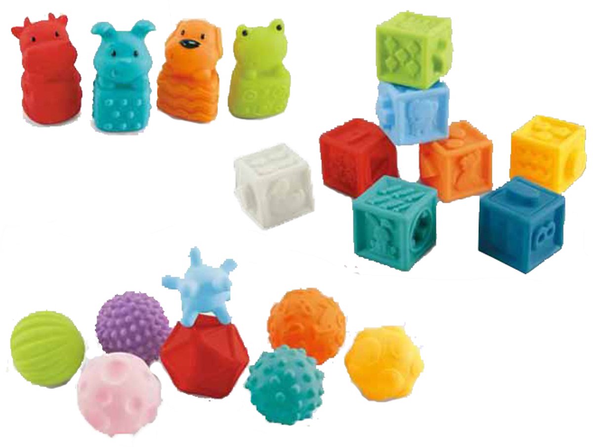 HUANGER BLOKKEN, VRIENDJES EN BALLEN