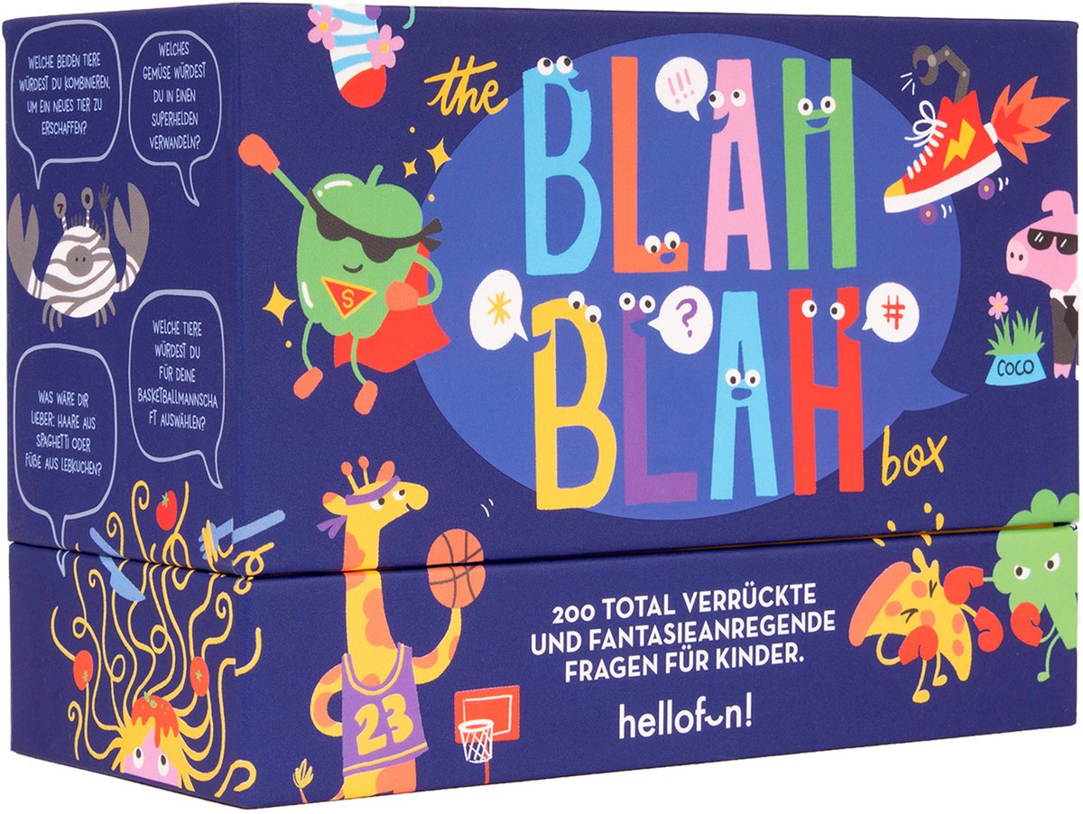 HUCH! The Blah Blah Box, Kaartspel, Familie, 5 jaar, 5 min