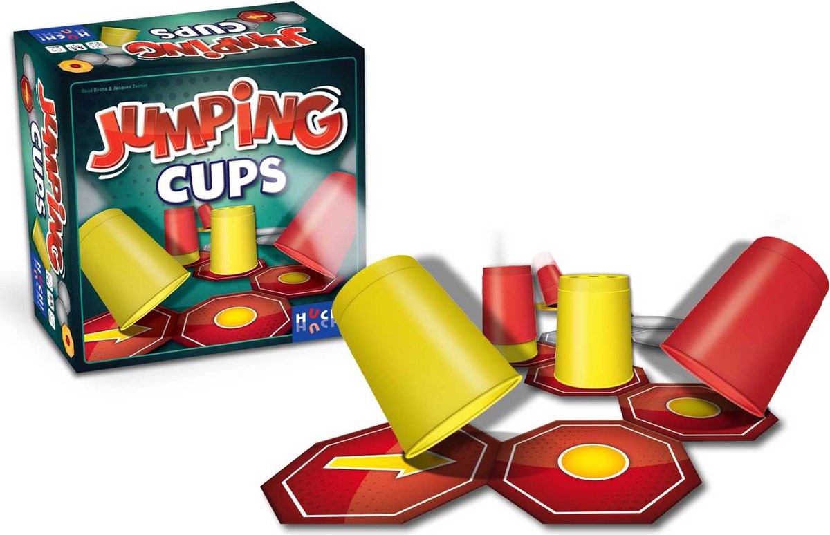 Jumping Cups tactisch spel voor 2 spelers - Huch!