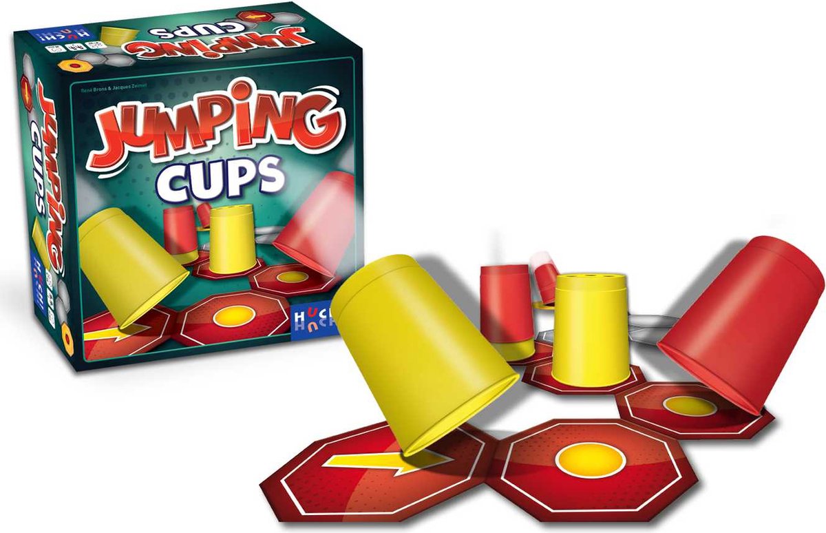 Jumping Cups tactisch spel voor 2 spelers -  