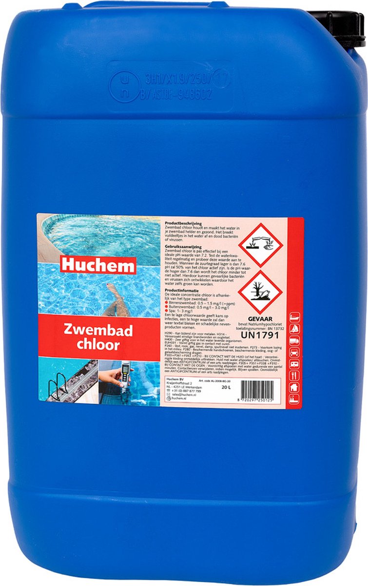 Zwembadchloor – chloor – zwembad - 20L