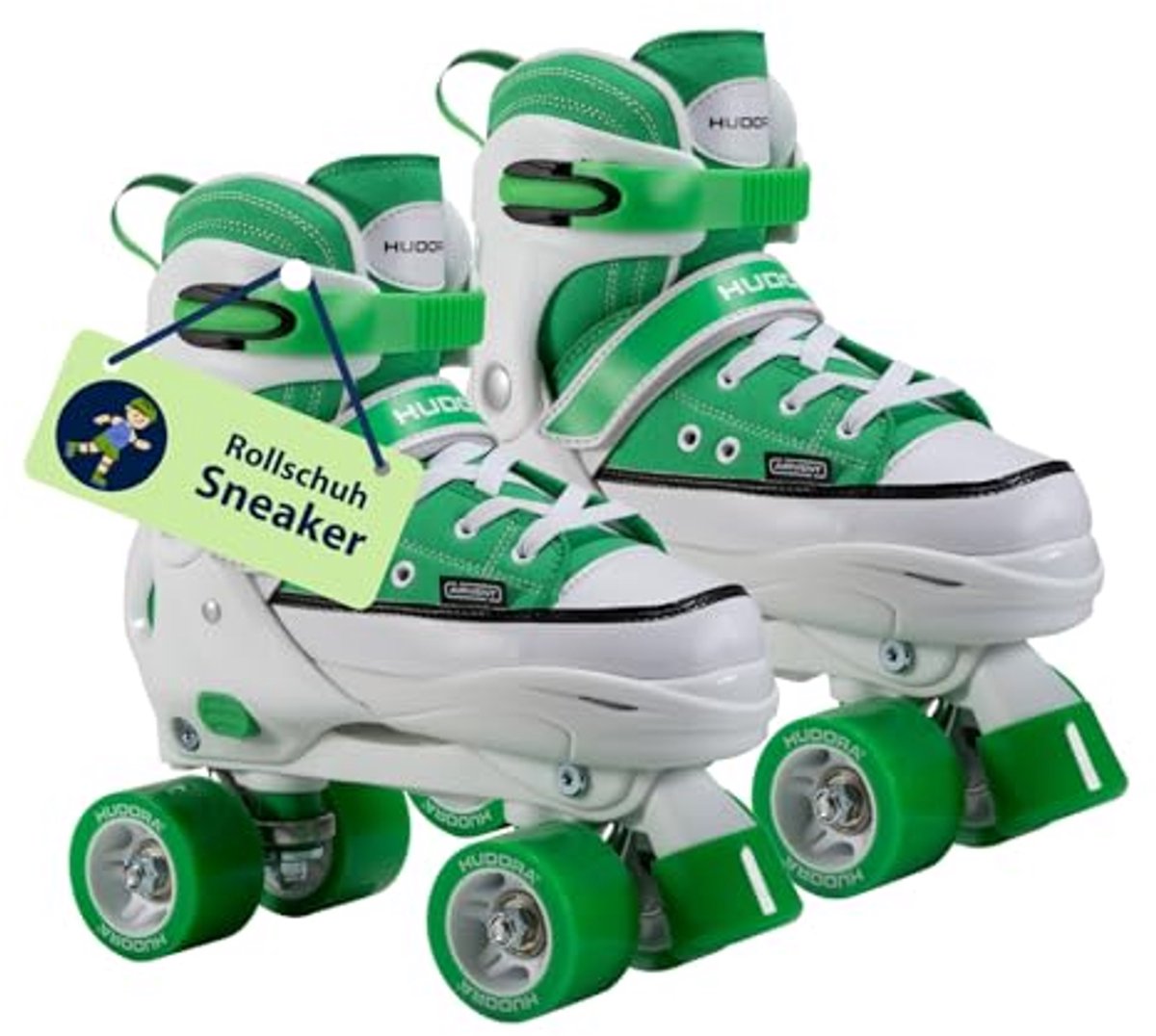 HUDORA Rolschaatsen Sneaker Groen, Maat 36-39