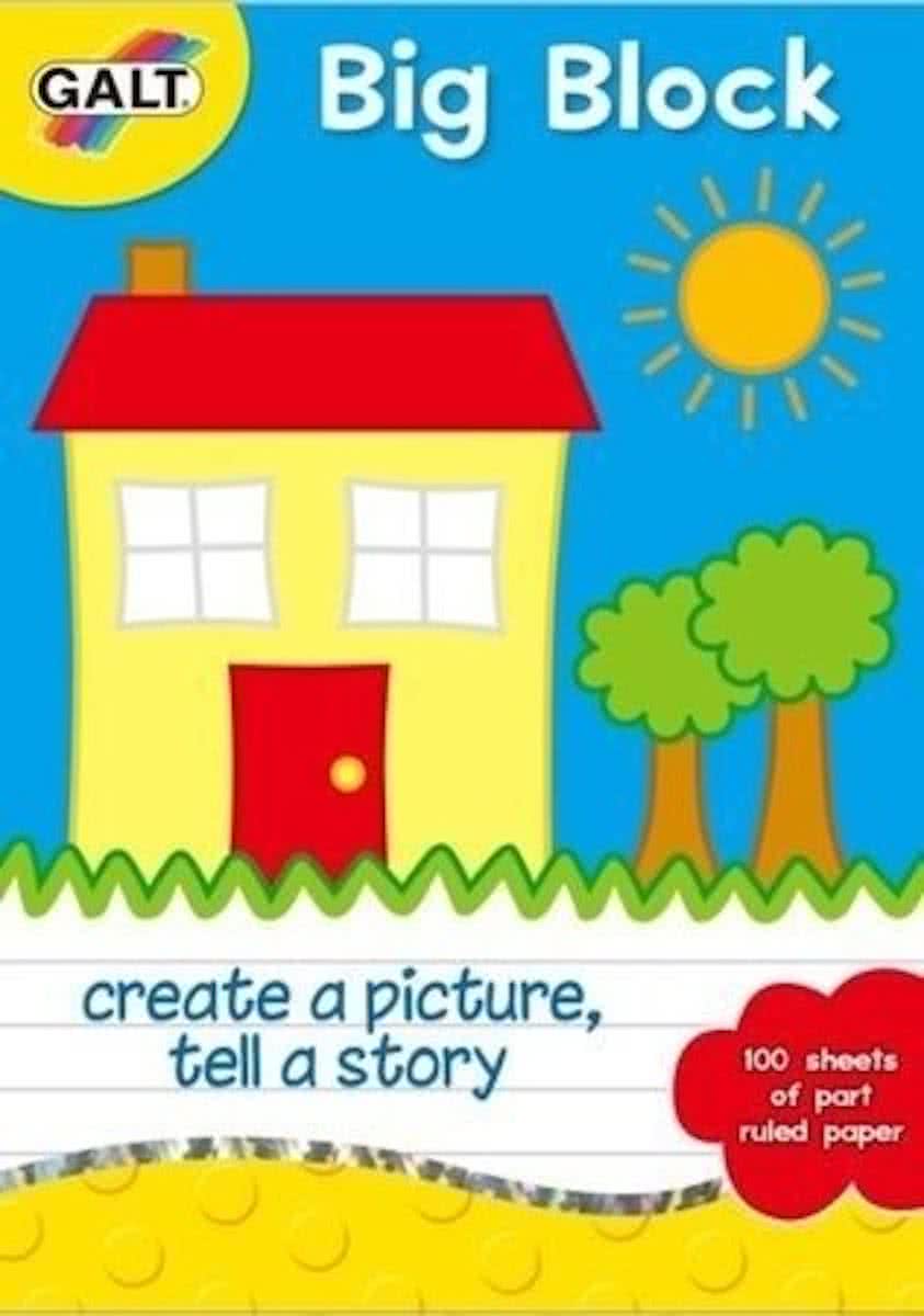 Galt - Kleuren - Groot tekenblok - A4