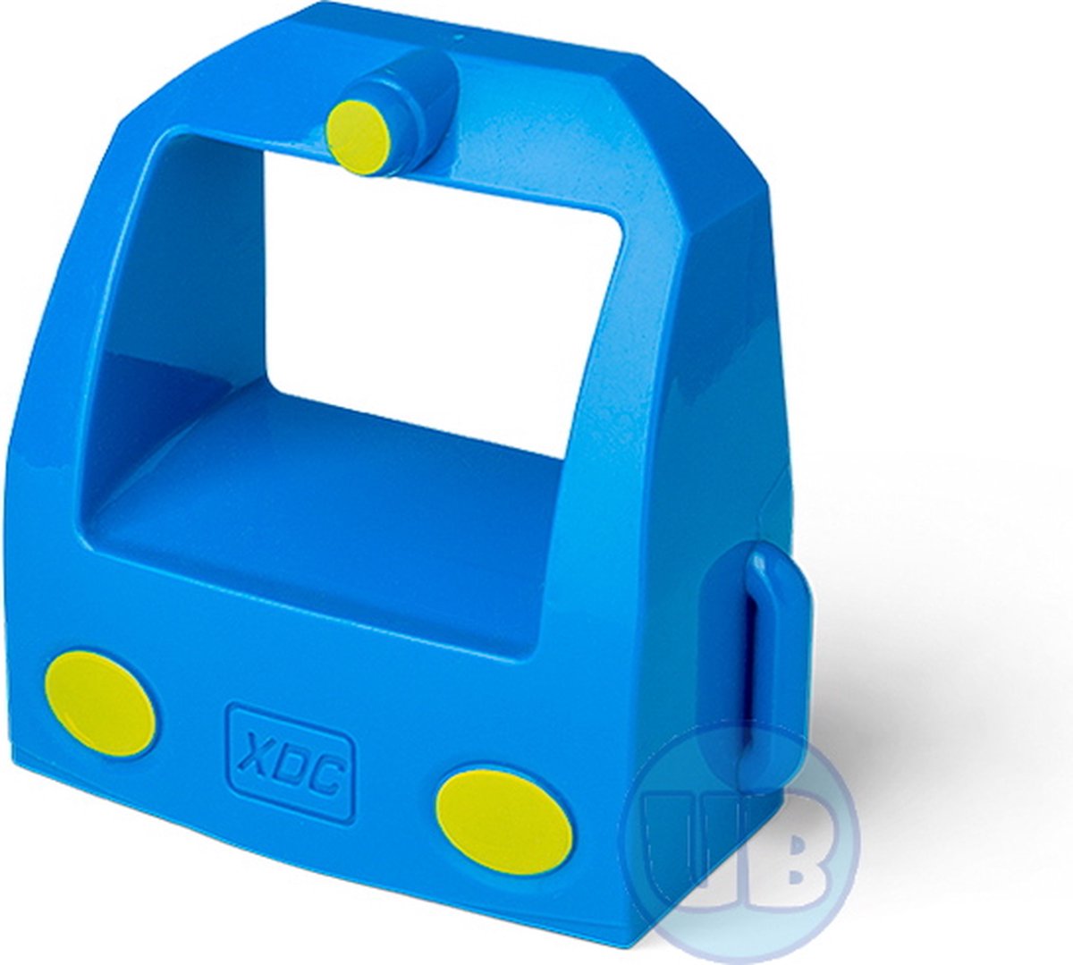 Goederentrein voorkant blauw