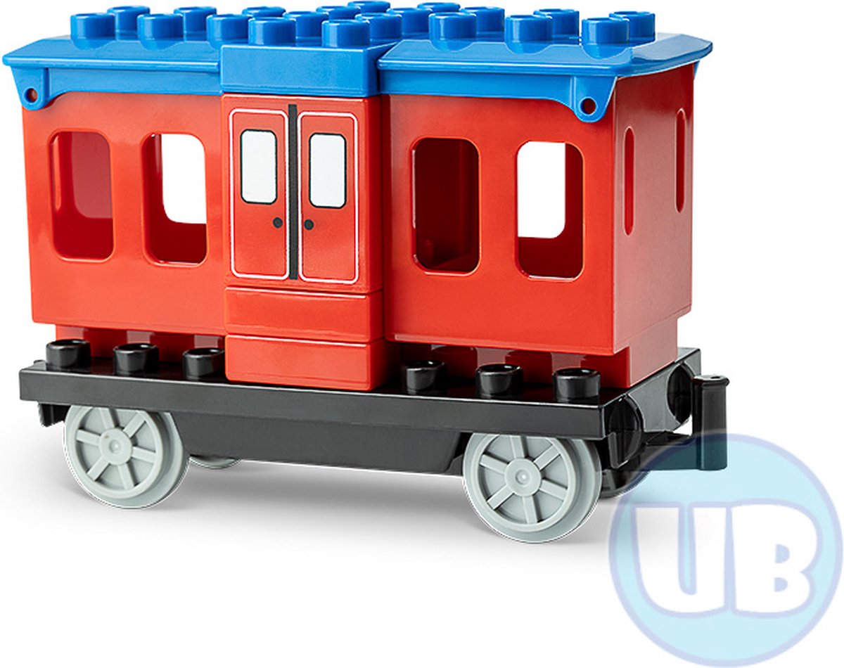 Wagon rood aansluitend op bestaande treinen