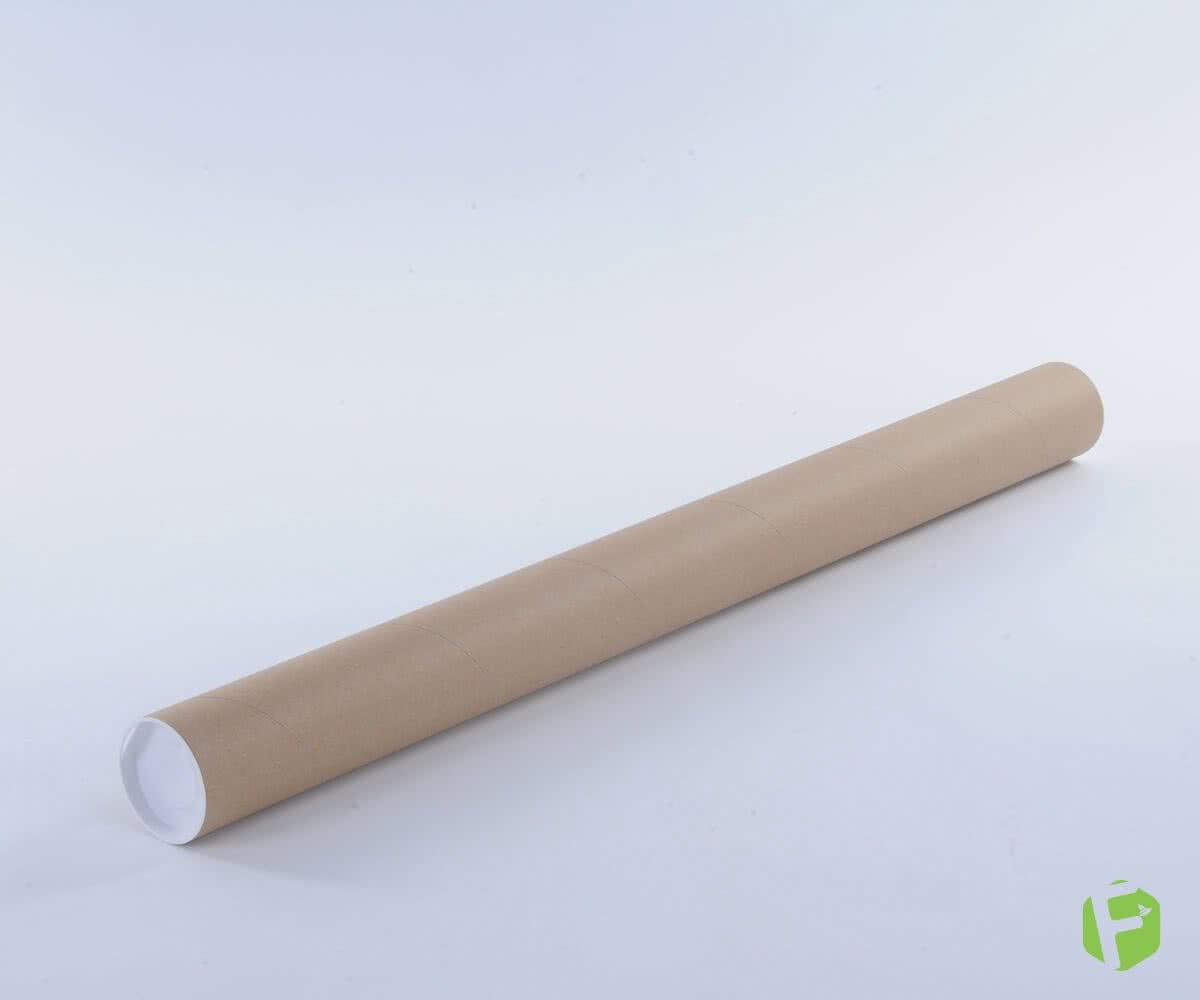 Verzendkoker 870*70mm bruin (10 stuks)