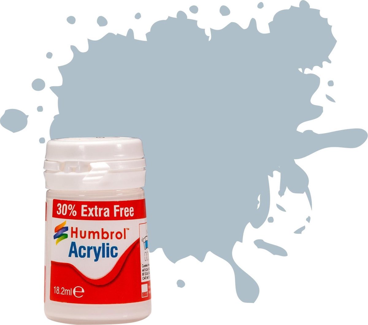 Humbrol - No 127 Us Ghost Grey Satin (Hab0127)