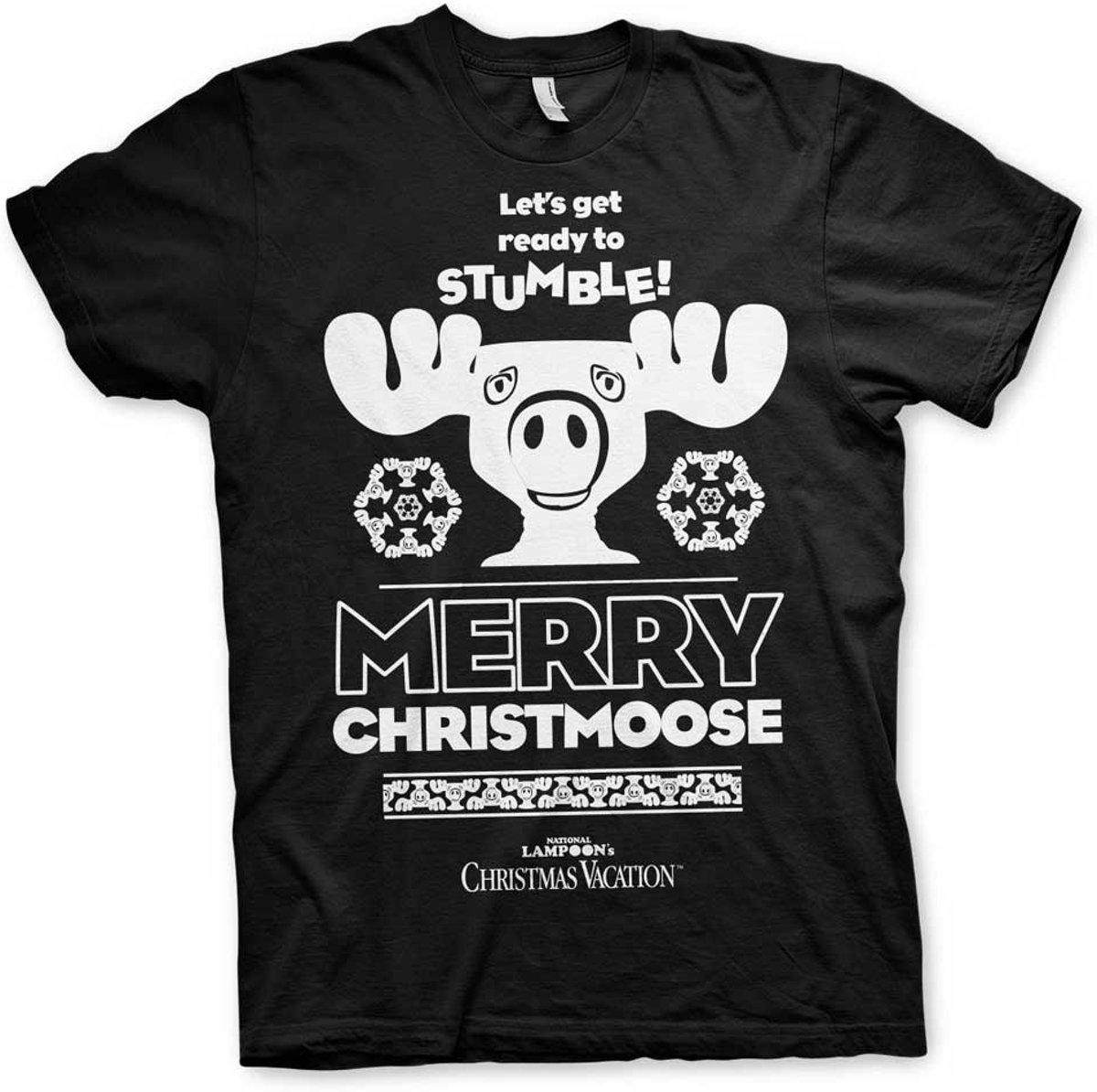 National Lampoons Christmas Vacation - Merry Christmoose unisex T-shirt zwart - Film merchandise - 2XL - Hybris