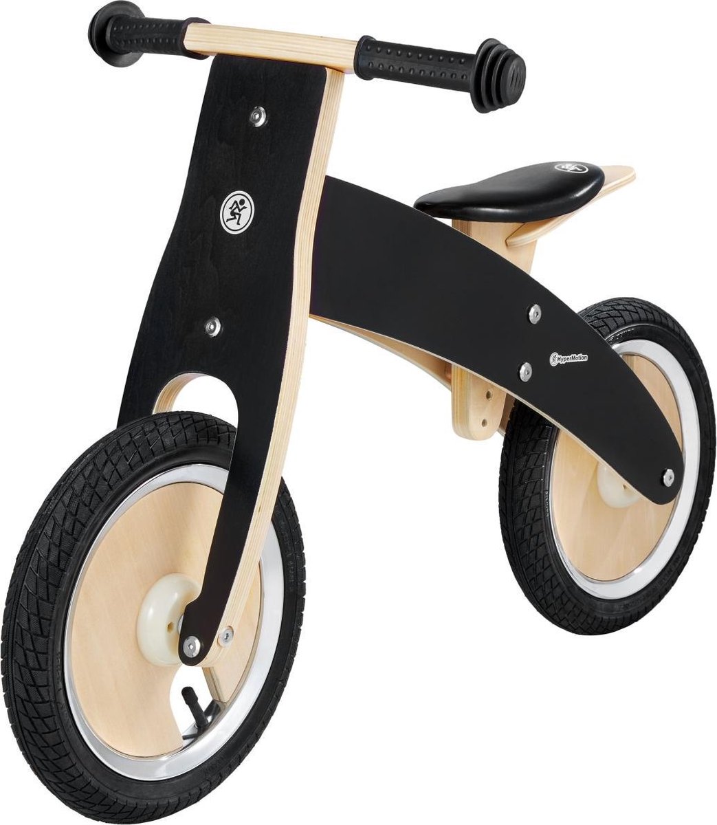 HyperMotion James - Loopfiets - Jongens - Hout - Zwart