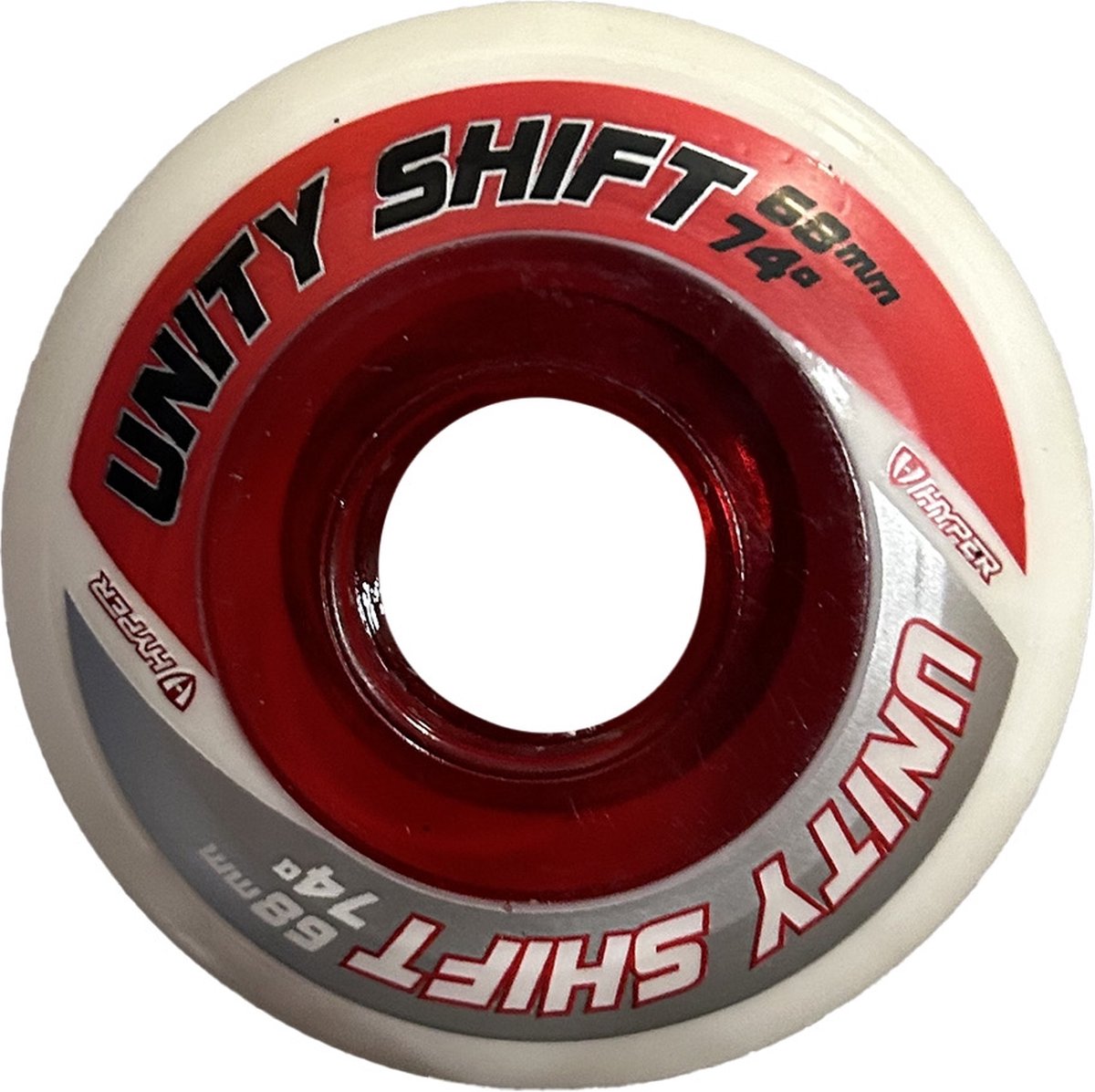 Indoor 68 MM (74A) Hockey wieltjes Hyper Unity Shift 4 pack