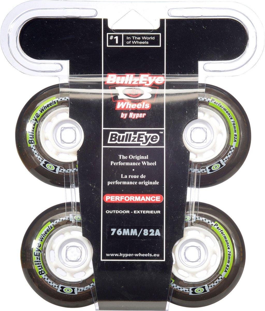 Skate wielen Hyper BullzEye 80MM / 82A 4 - pack