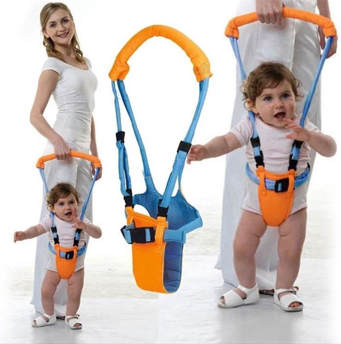 IBBO® - Baby Loophulp - Leren Lopen - Baby Assistent - Peuter loophulp - Veilig - Eerste Stapjes - Oranje - Baby Walker - Leren Lopen - Baby Harnas Assistent - Loophulpje Baby - Loophulp Kind - Peuter Harnas - Loophulpmiddel - Babyloopleermiddelen