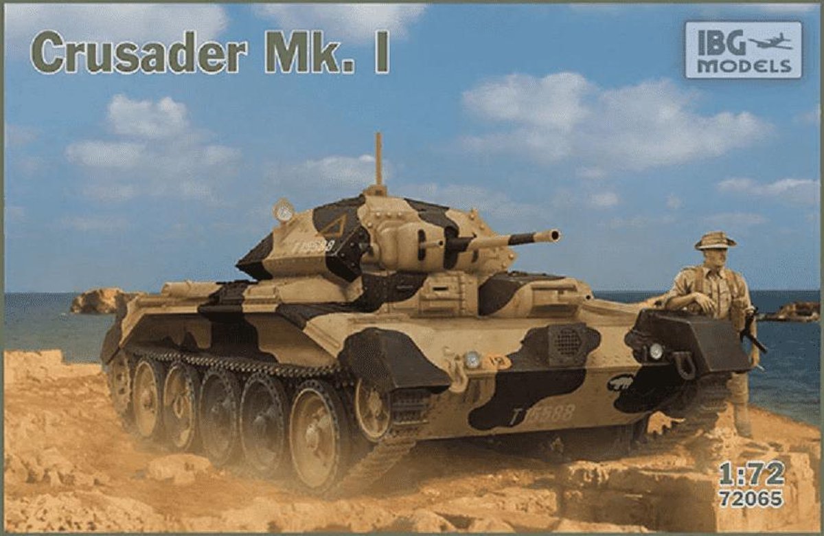 1:72 IBG Models 72065 Crusader Mk.I – British Cruiser Tank Mk. VI Plastic kit