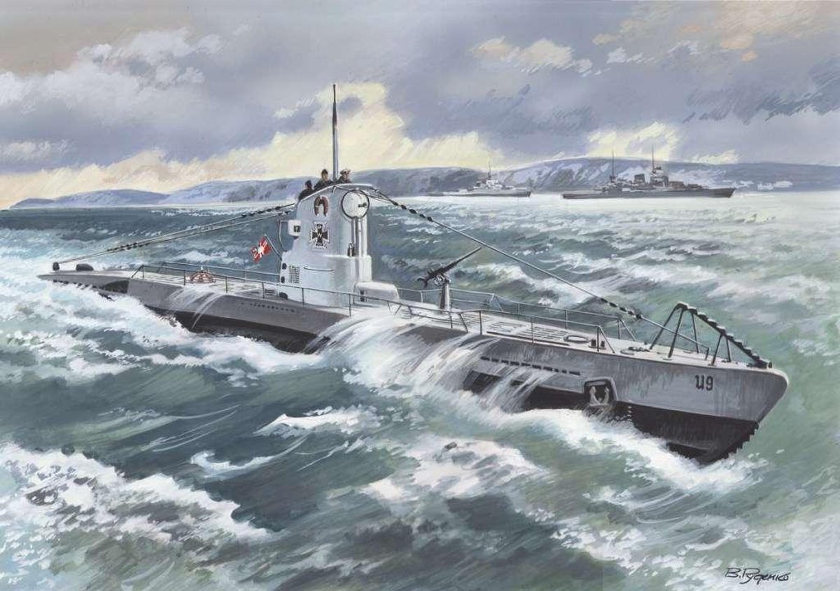 1:144 ICMS.009 U-Boat Type IIB (1939) Plastic kit