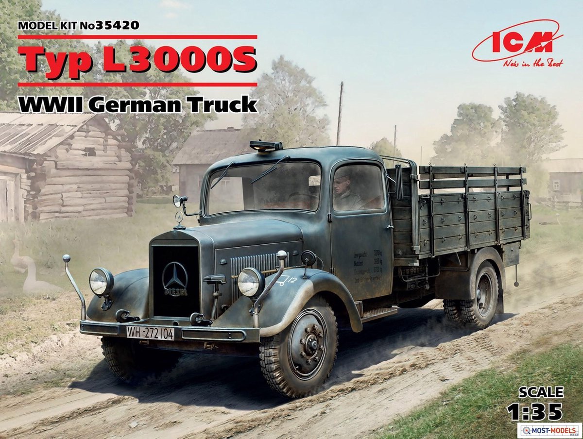 1:35 ICM 35420 Typ L3000S, WWII German Truck