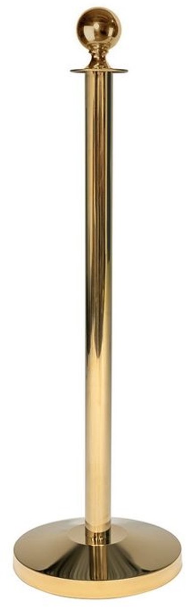 Afzetpaal voor een rode loper - Messing - Ronde knop