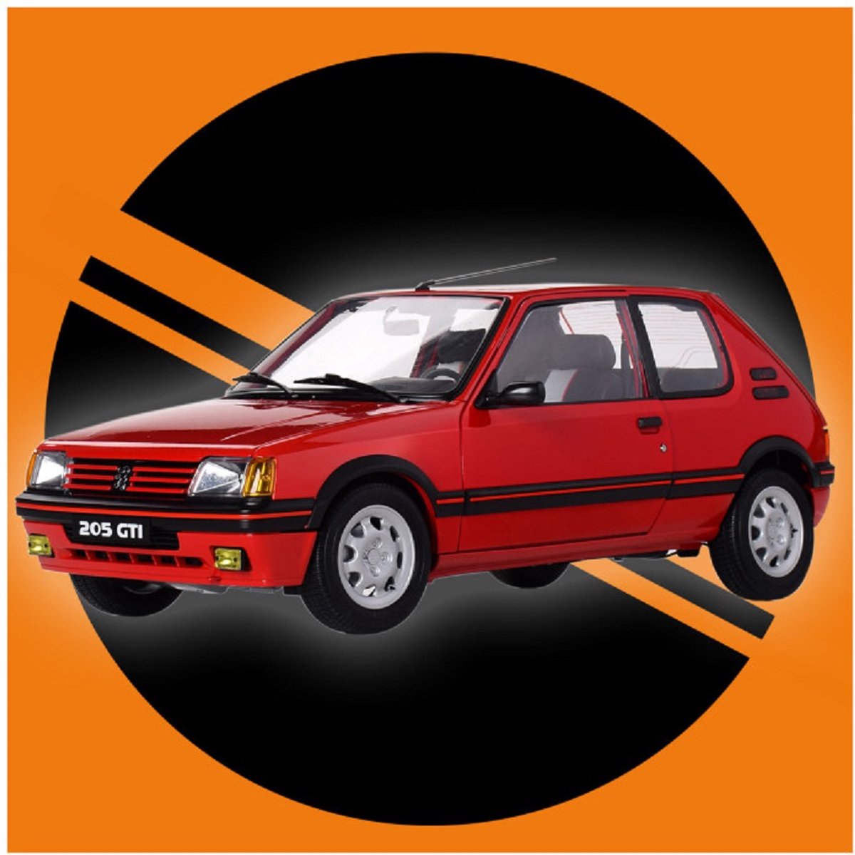 1:8 IXO Collections 002 Peugeot 205 GTi 1.9 Car Metal kit