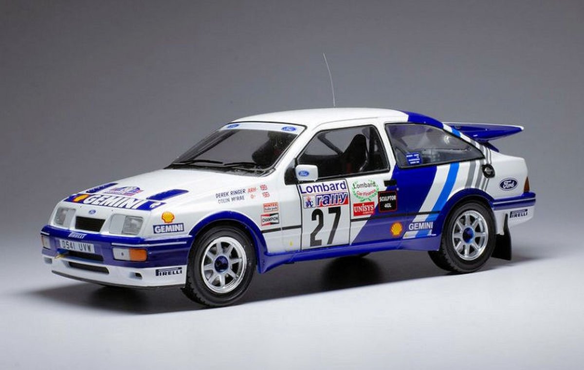Ford Sierra RS Cosworth - Colin McRae - RAC Rally 1989 - IXO modelauto 1:18