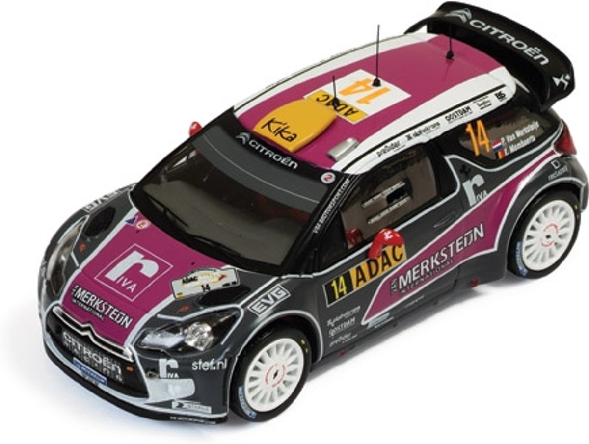 IXO Rally Miniatuur - Citroen DS3 - Peter van Merksteijn - Duitsland 2011
