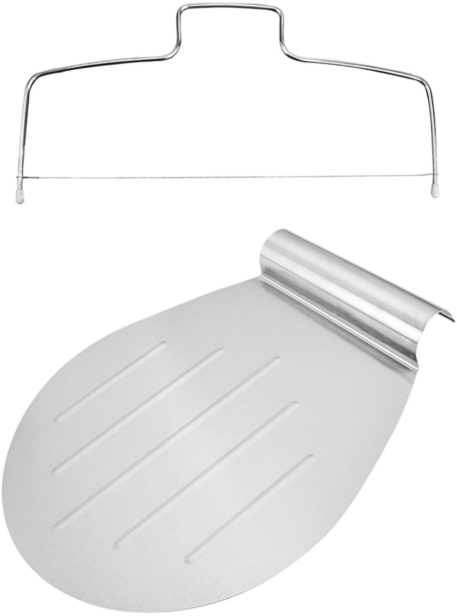 Ibenzoa® Professionele Roestvrijstalen Pizzaplaat met Taartverdeler - Voor Thuis en Bedrijfsgebruik