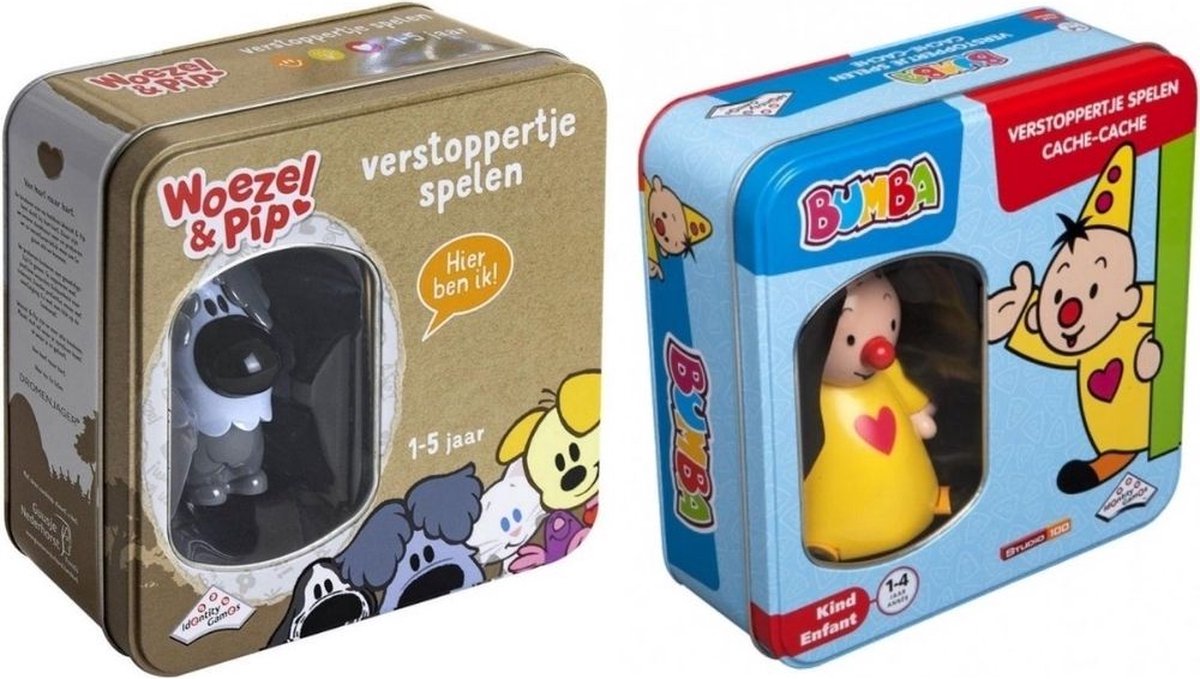 Babyset - 1-4 jaar - Kinderspel - Verstoppertje Spelen - Bumba & Woezel en Pip