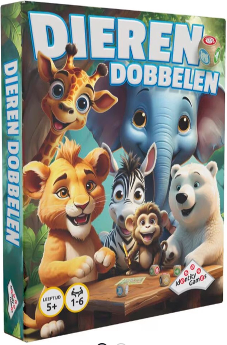 Dieren Dobbelen - Dobbelspel - Voor de hele familie