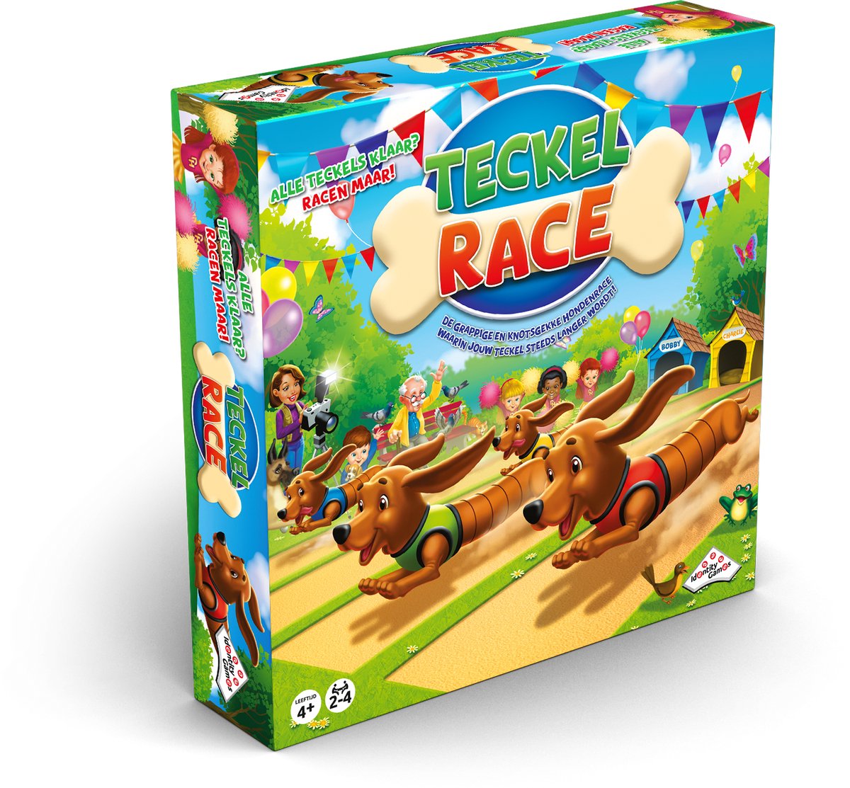 Teckelrace - Kinderspel - Grappig en knotsgekke hondenrace spel