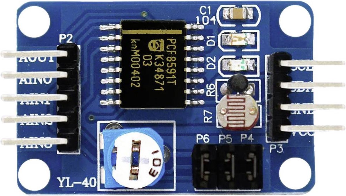 Iduino ME702 Analoog-digitaalomzetter RS232 ME702