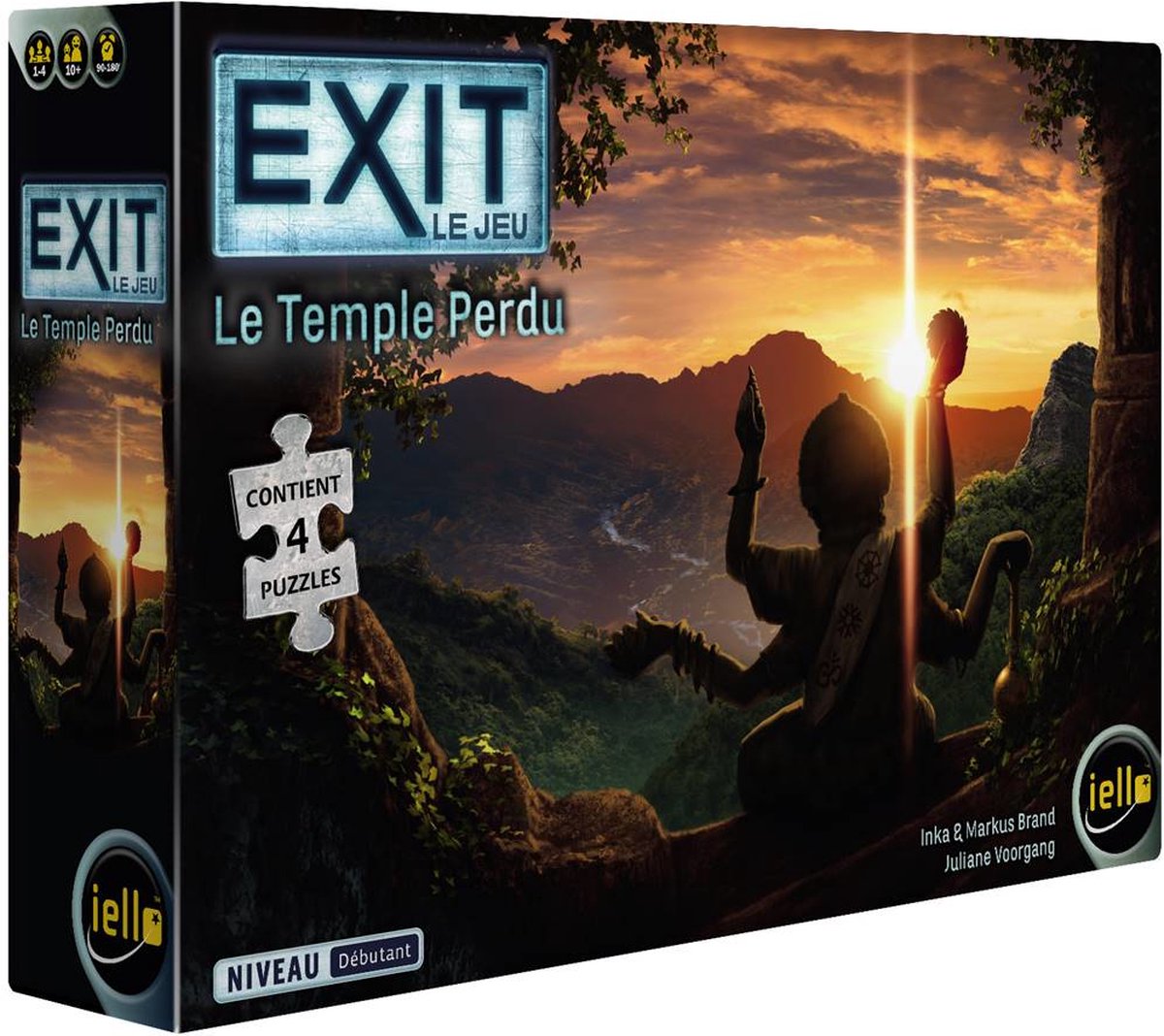Iello EXIT PUZZLE Le Temple Perdu Legpuzzel Liggend