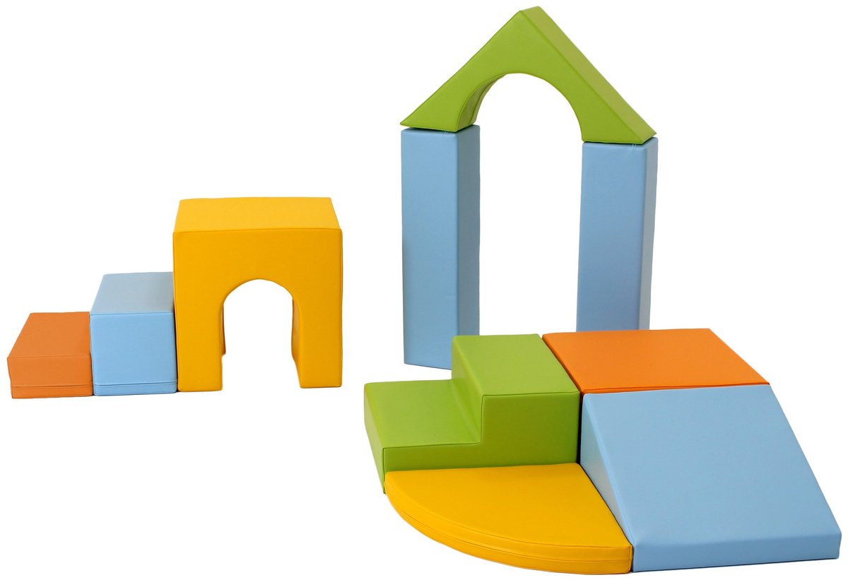 IGLU - multifunctioneel schuimspeelset - creatief - lichtgewicht - meerkleurig