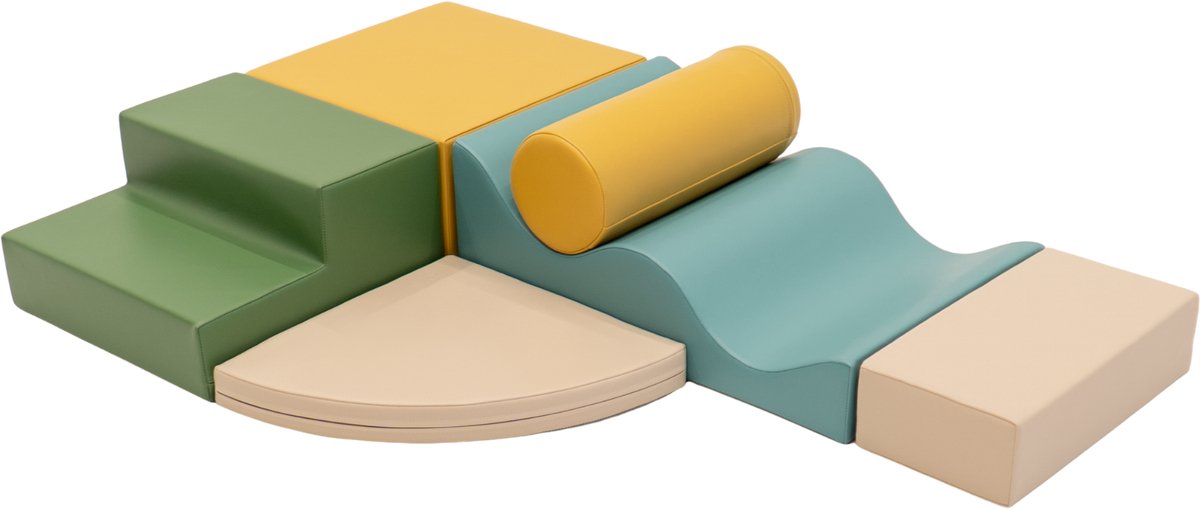 IGLU Soft play speelset Explorer - pastel turqoise - foamblokken voor peuters