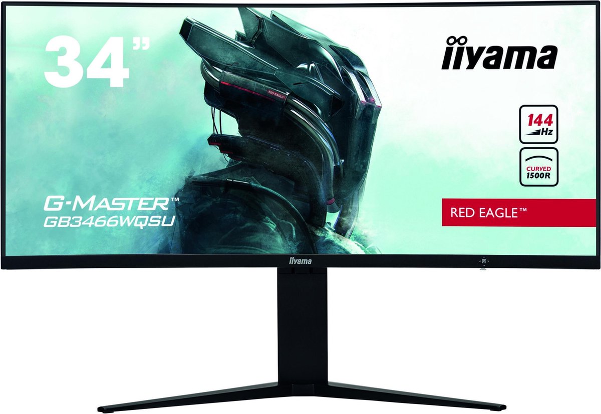 iiyama G-MASTER GB3466WQSU-B1 - Monitor - 34 inch - Zwart