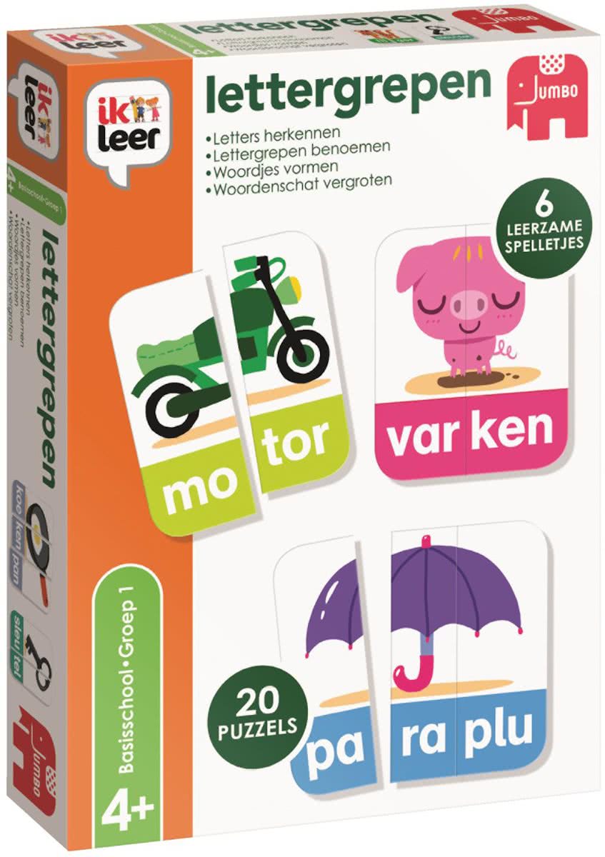 Ik Leer Lettergrepen - Educatief Spel