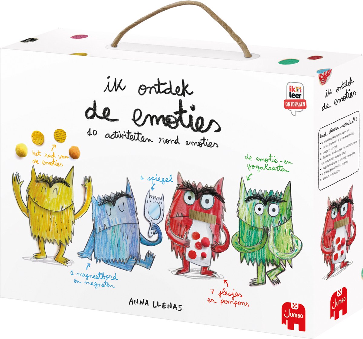 Jumbo - Ik leer Ontdekken Emoties - Kleurenmonster - Color Monster - Emoties - Vanaf 3 jaar