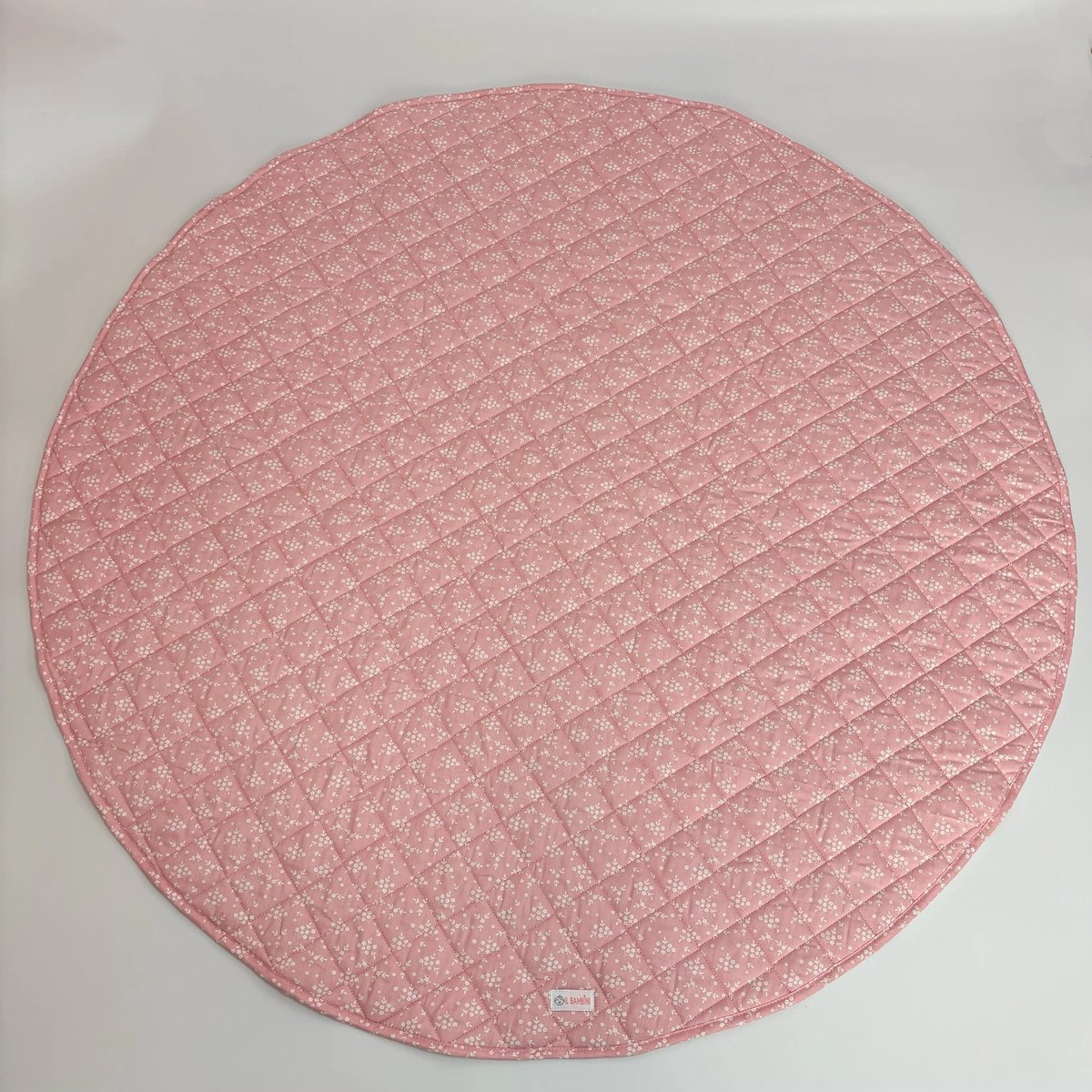 Il Bambini - Roze Gewatteerde Speelmat Baby 120cm - Extra dik 1,5cm Zacht Babykruipkleed - Babyspeelkleed met antislipbodem voor kruipen, box - Machinewasbaar Babyspeeltapijt - Kruipmat - Speelkleed Baby
