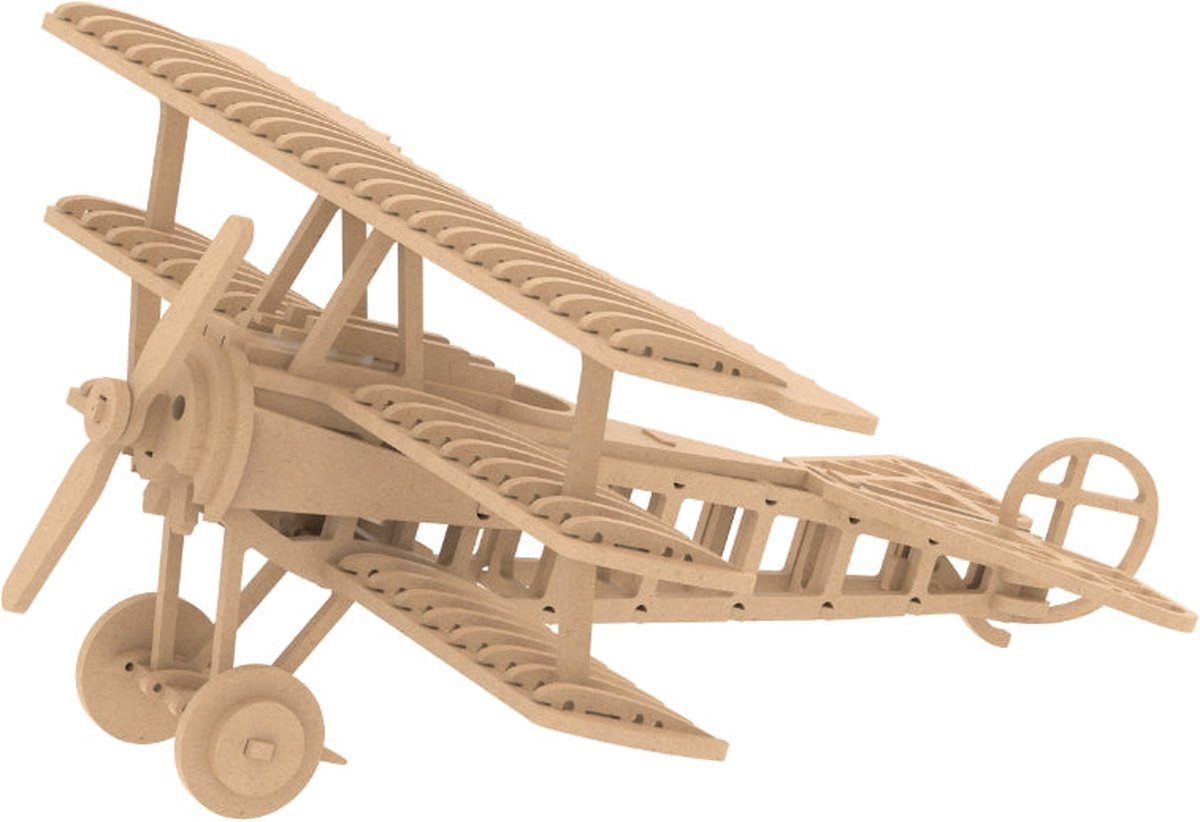 Ilo Build 3D Houten Modelbouw Fokker Dr.1, 103