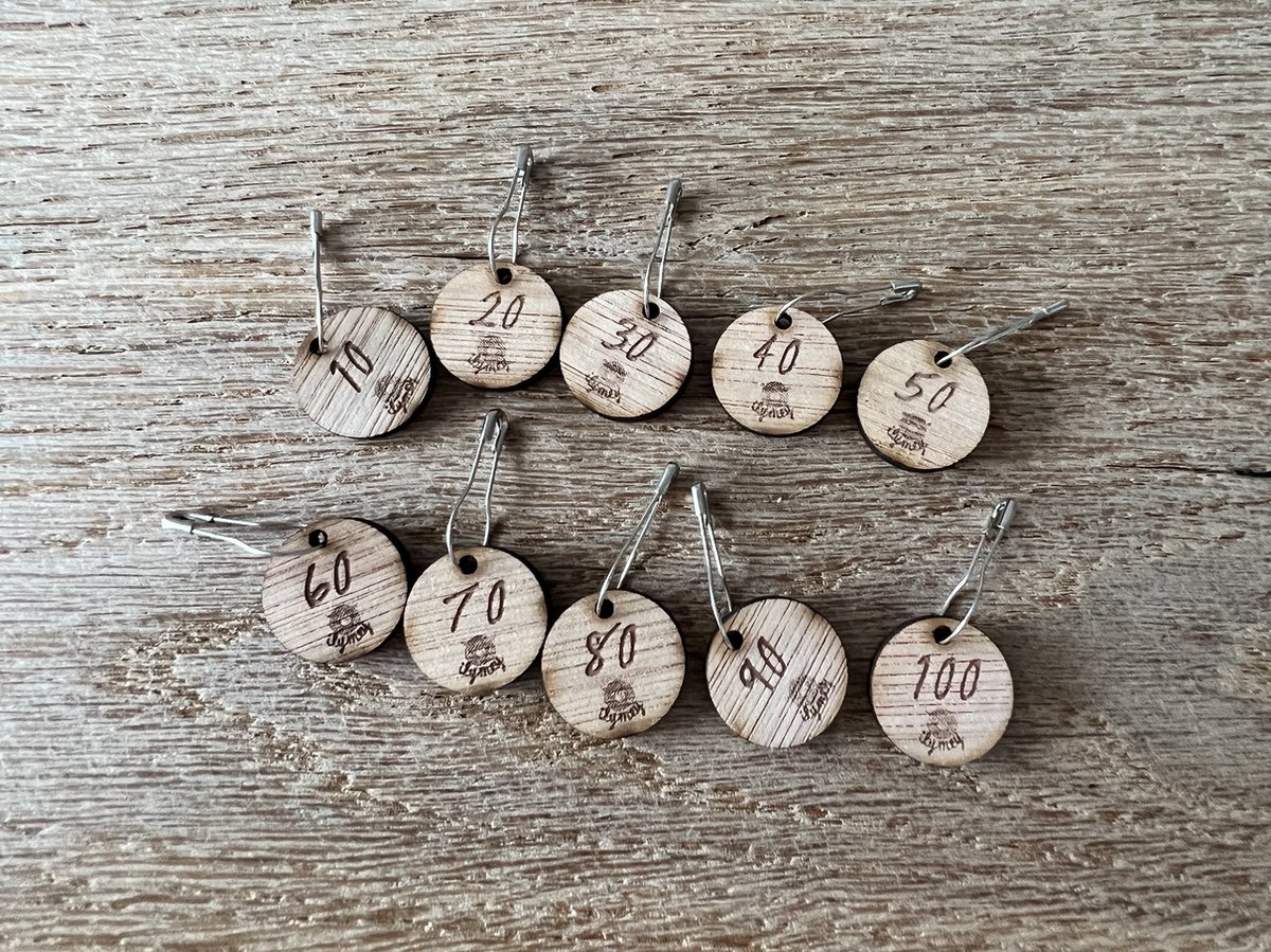 Opzetsteekmarkeerders - Haken - Breien - Benodigdheden - steekmarkeerders - Set van 10 stuks