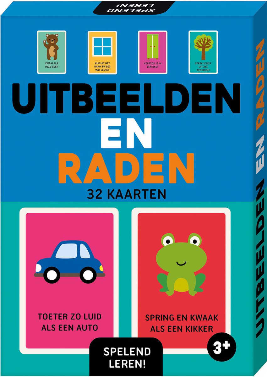 Image Books-Spelend leren-Uitbeelden en raden- Blue