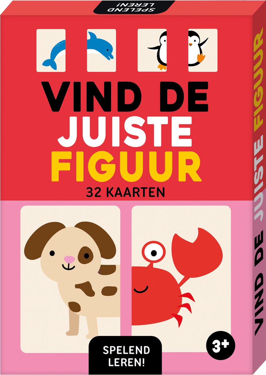 Image Books-Spelend leren-Vind de juiste figuur-pink