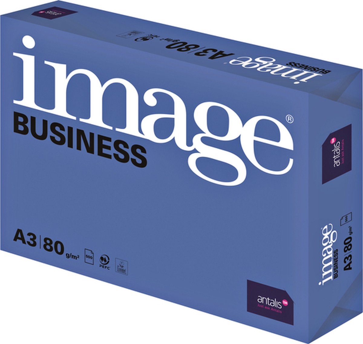 Kopieerpapier Image Business A3 80gr wit 500vel - 5 stuks