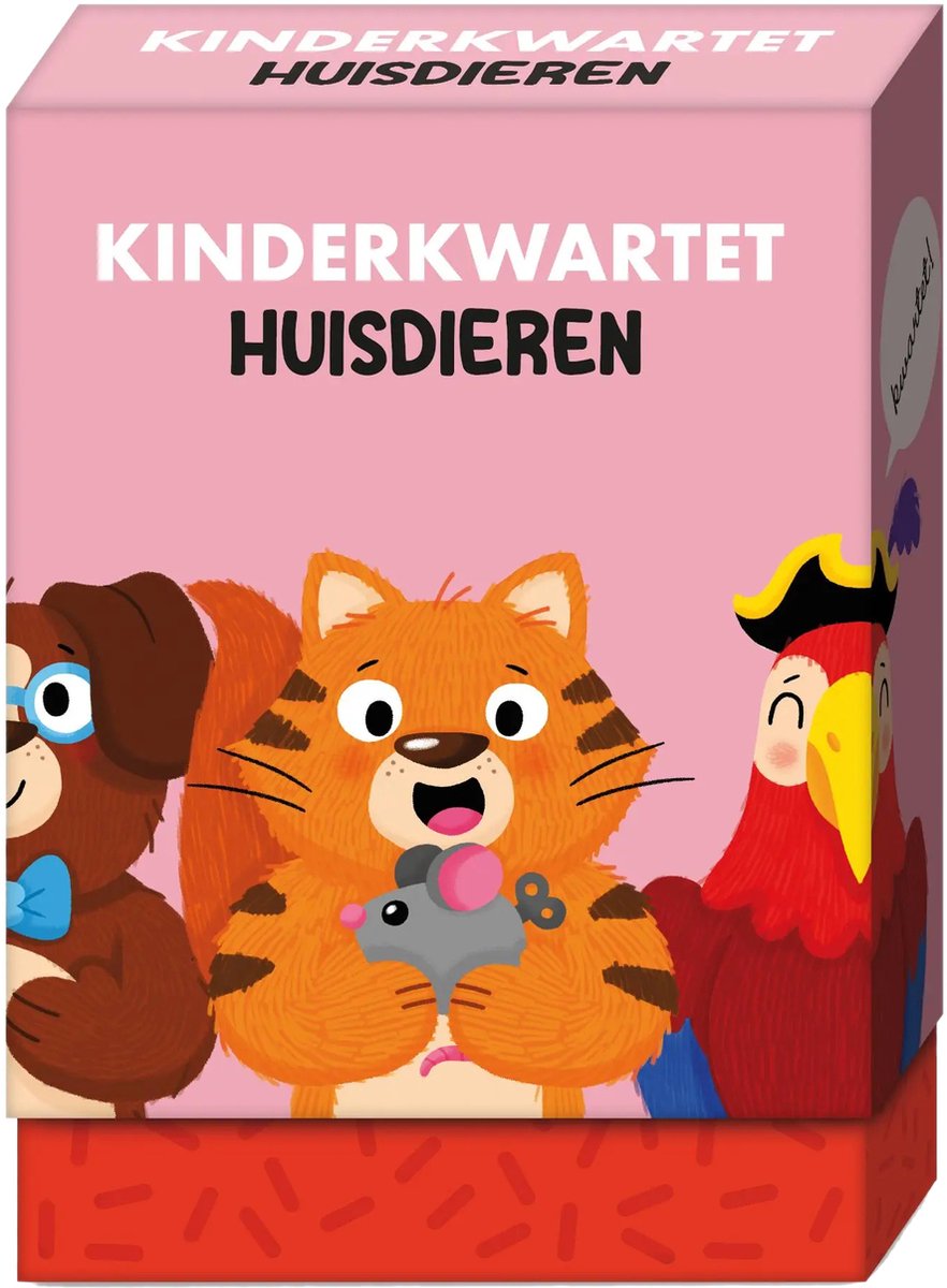 Spel - Kwartetspel - Huisdieren