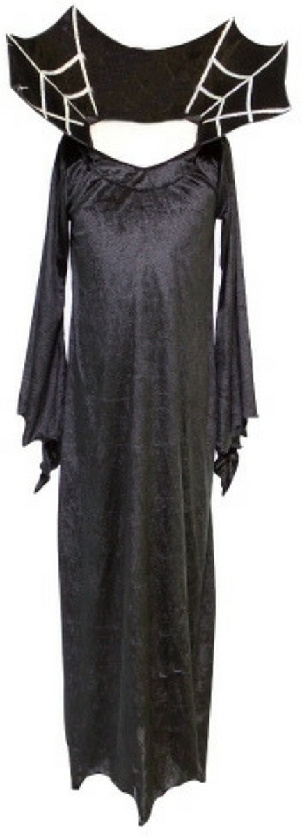Imaginarium Party Spider - Halloween Jurk Spinnenweb - Maat 116-134 - Koningin van de Spinnen