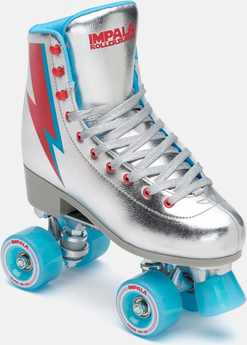 Impala Quad Rolschaats Argentum in Zilver