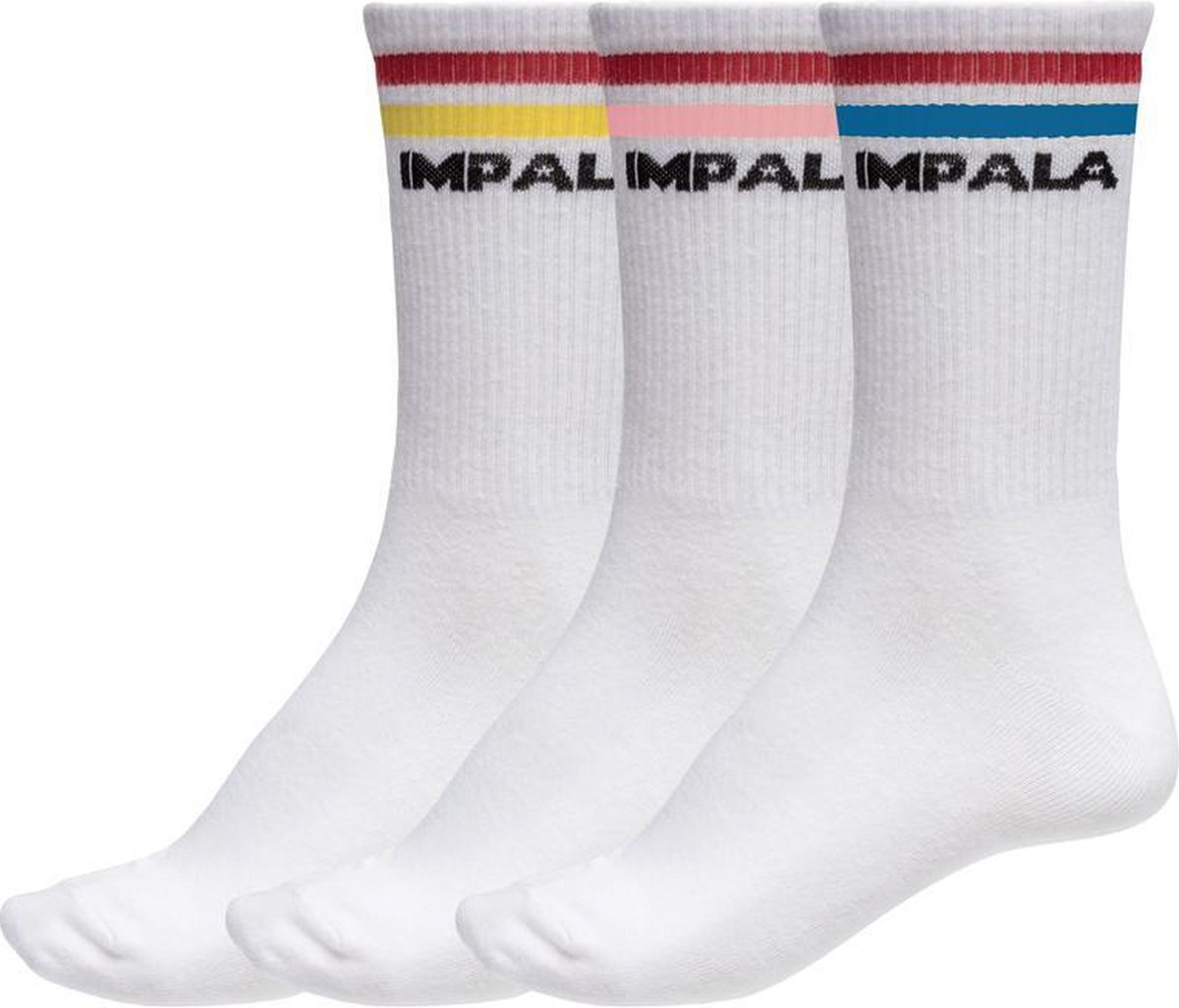   Stripe Sokken (3-pack) - White