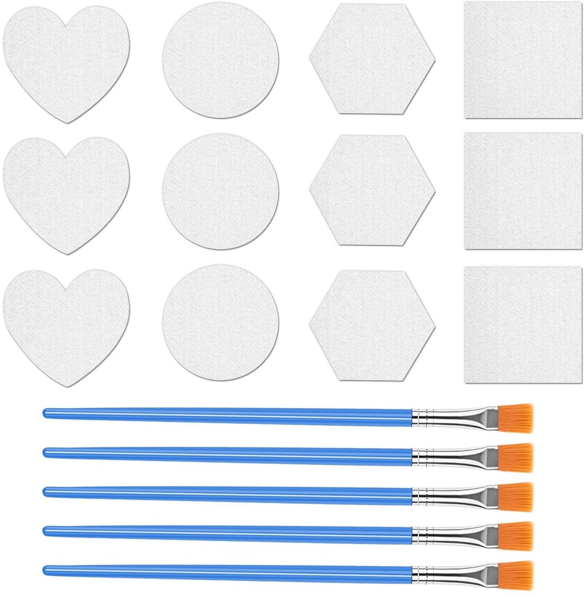 IMPERATORIS® Canvas - Schilderpanelen - Schildercanvas - Schilder doek - Geschikt voor Acryl, Olie- en Wquarelverf - Perfect voor Kleine tot Middelgrote Schilderijen - Hoogwaardige Kwaliteit Canvas - 12 Stuks magnetische schilderdoeken