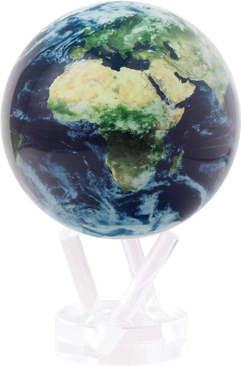 IMPERATORIS® Globe - Educatieve Wereldbol - Nauwkeurige Tijdzone voor Kinderen Leren - Aardrijkskunde Decor voor Klaslokaal en Huis - 4.5 inch