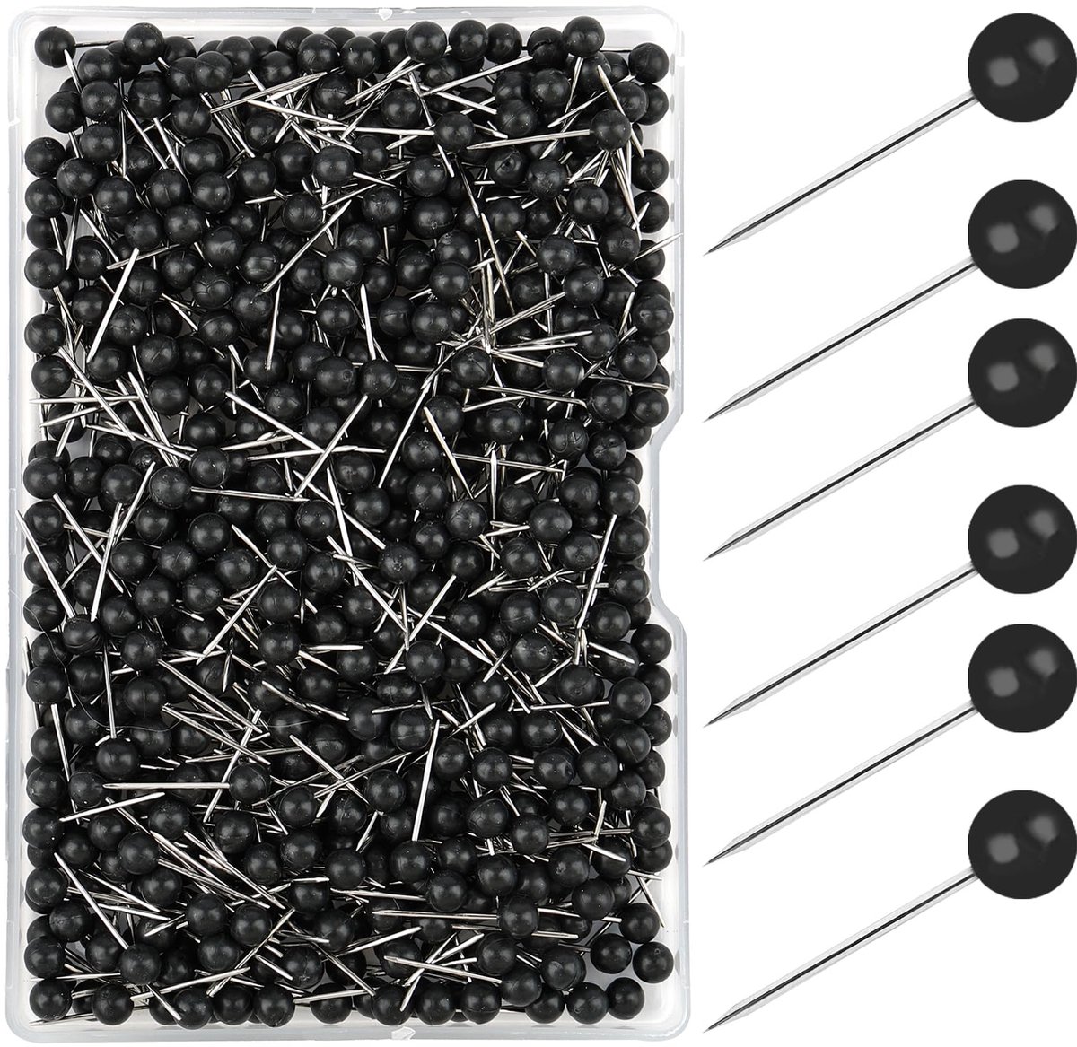 IMPERATORIS® Prikspelden - Ronde Kop-Spelden - Kaart Pushpins - Nagelspelden - Gekleurde Kop Punaises - Voor Doe-het-zelf Wandkaarten - Bulletin Board - Creatieve en Kleurrijke Prikspelden voor Hangtacks - 600 Stuks