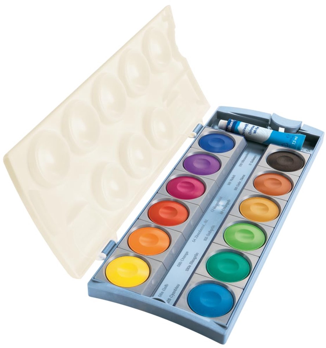 IMPERATORIS® Waterverf - Waterverf van Hoge Kwaliteit - Voor School Jongens en Meisjes – Ideaal voor hobby - Schilderen op Nummer - 12 Kleuren