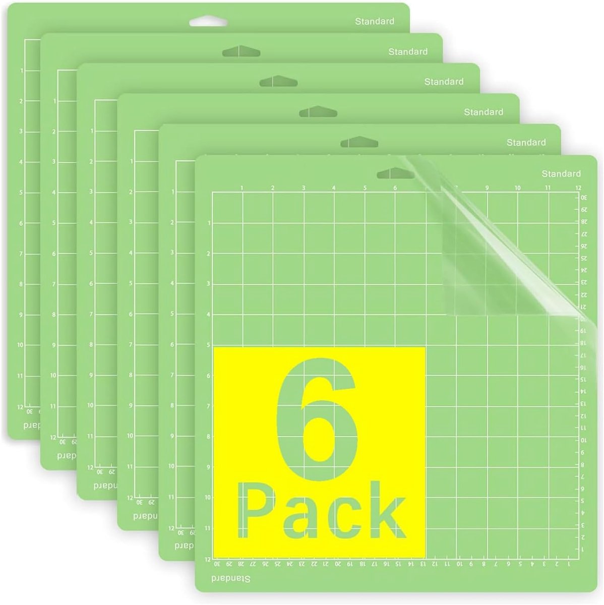 IMPERATORIS® Zelfherstellende Snijmat A2/A3/A4 - Essentieel voor Precies Snijwerk - Ideaal voor Scholen, Thuis en Op Kantoor - 6 Stuk